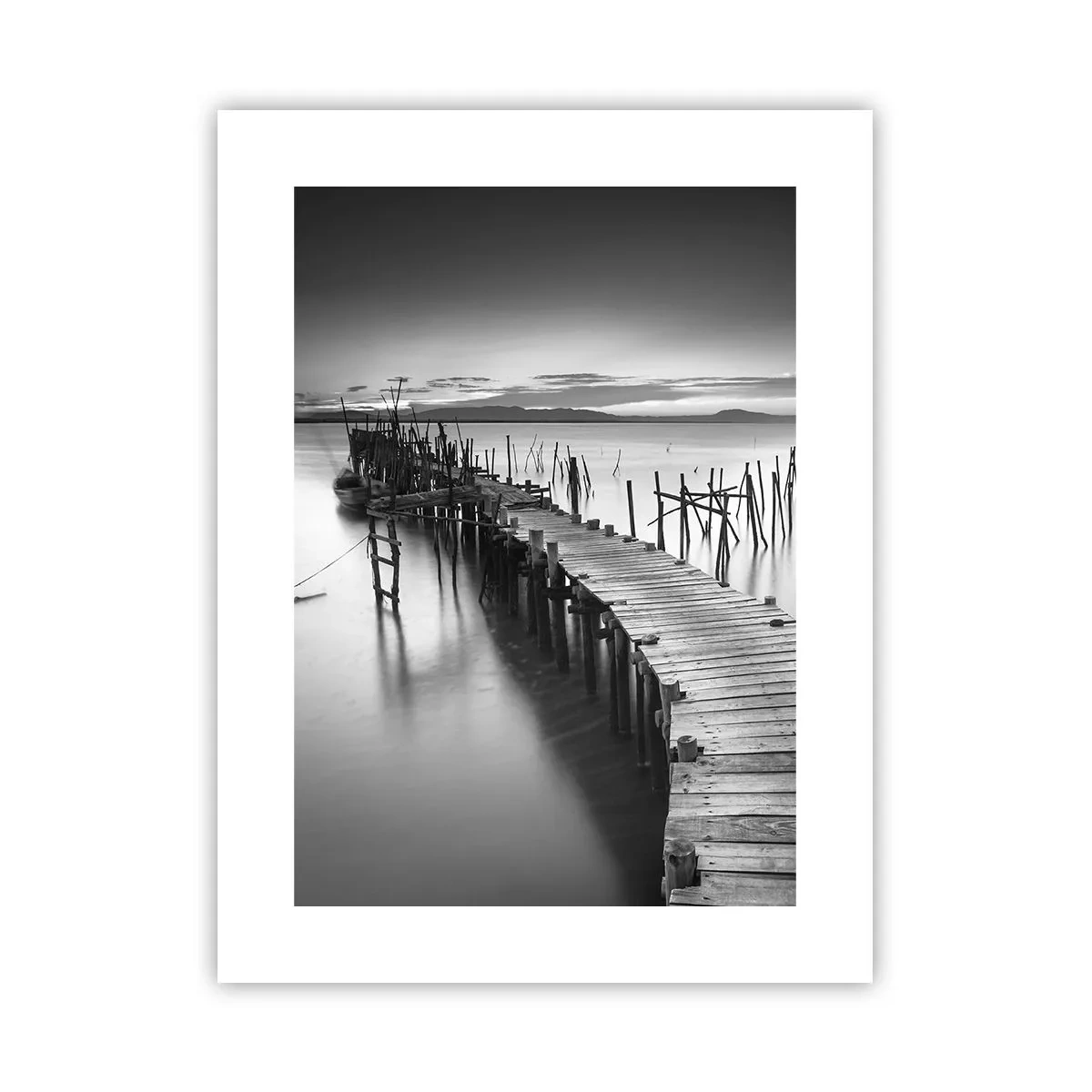 Poster - De rust van een vergeten kust - 30x40 cm