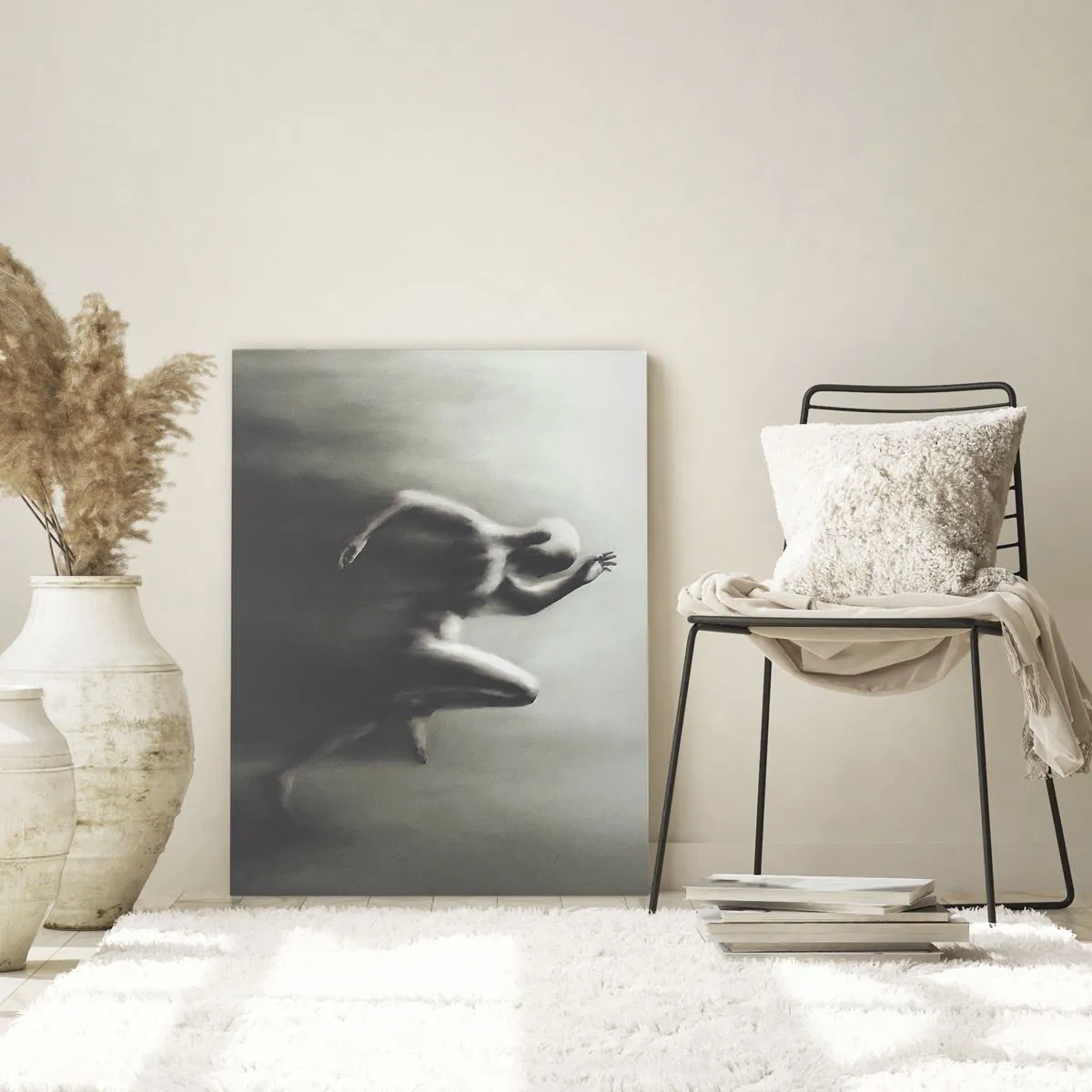 Schilderen op glas - Niet te stopen - 50x70 cm