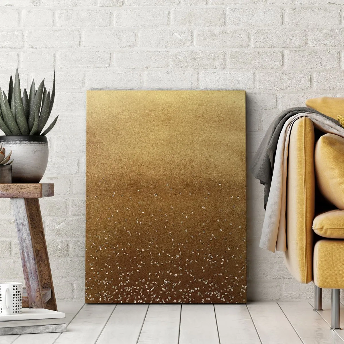 Schilderen op canvas - De geboorte van het licht - 55x100 cm