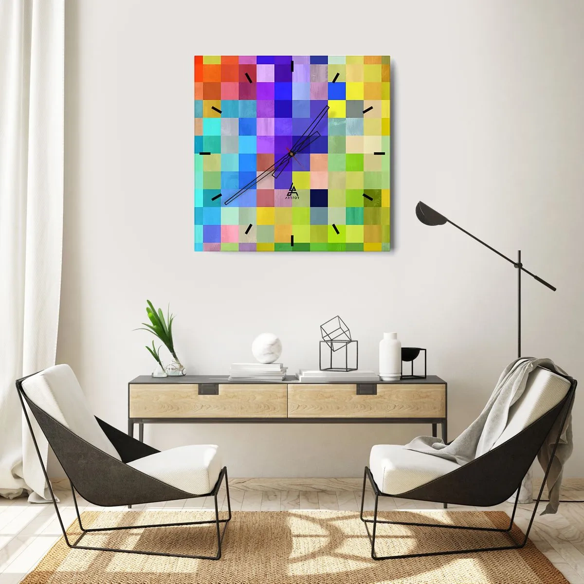 Wandklok - Klok - Alle anderen, allemaal gelijk - 30x30 cm