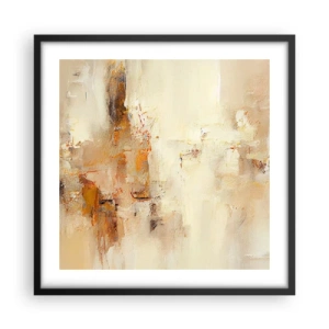 Poster in een zwarte lijst - Ziel van Amber - 50x50 cm