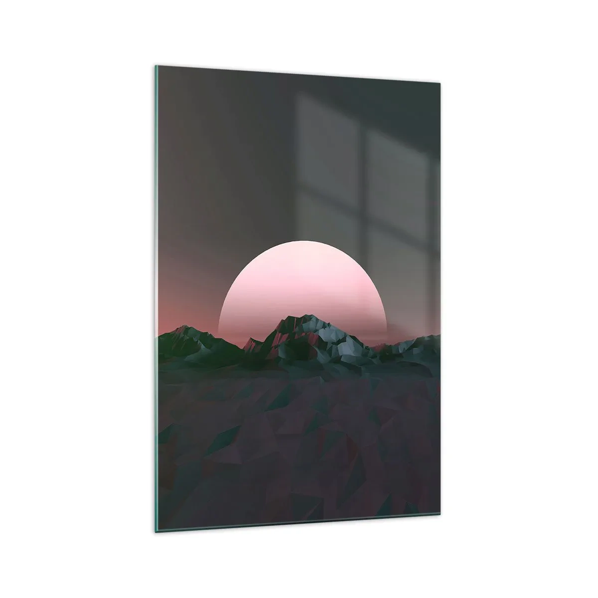 Schilderen op glas - In een naburig sterrenstelsel - 70x100 cm