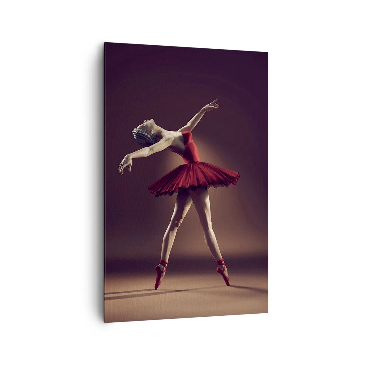 Schilderen op canvas - Een prima ballerina - 80x120 cm