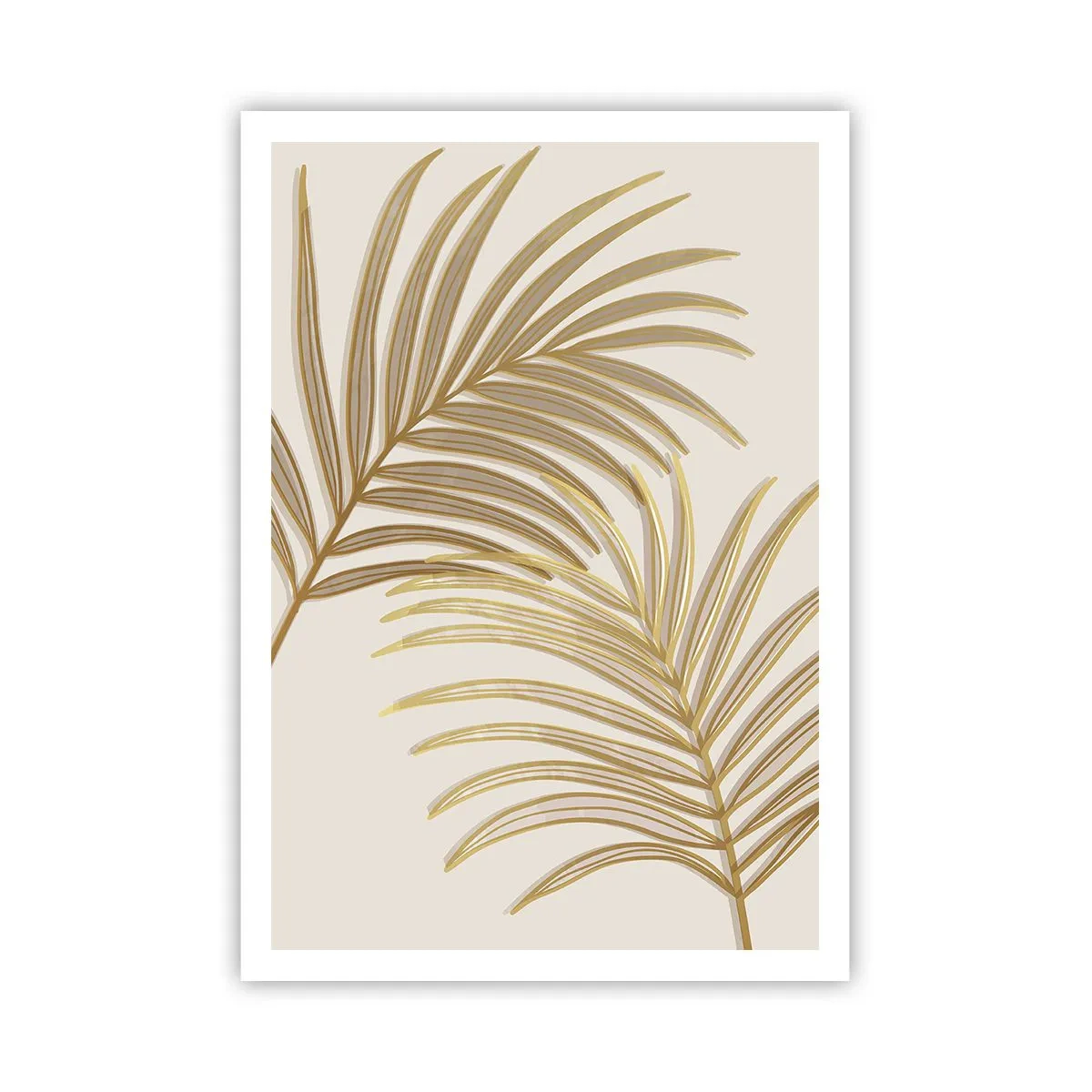 Poster - Gouden Palm! - 70x100 cm