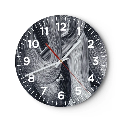 Wandklok - Klok - De vloeibaarheid van de werkelijkheid - 30x30 cm