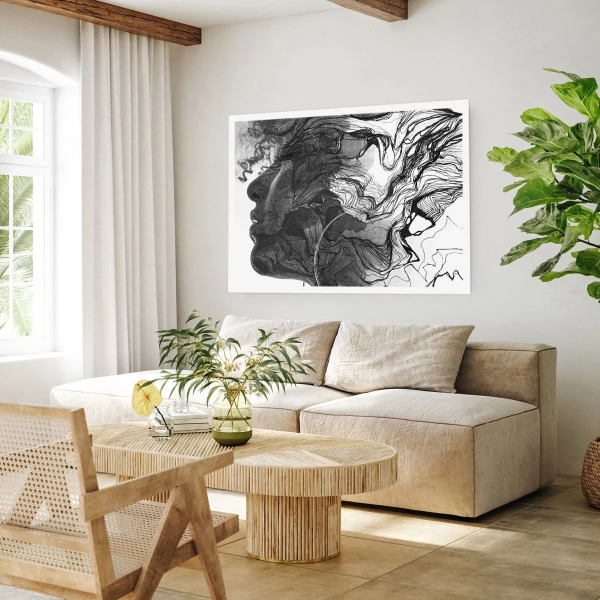 Poster - Verstrikt in dromen - 40x30 cm