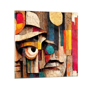 Schilderen op glas - Ik zie je… - 60x60 cm