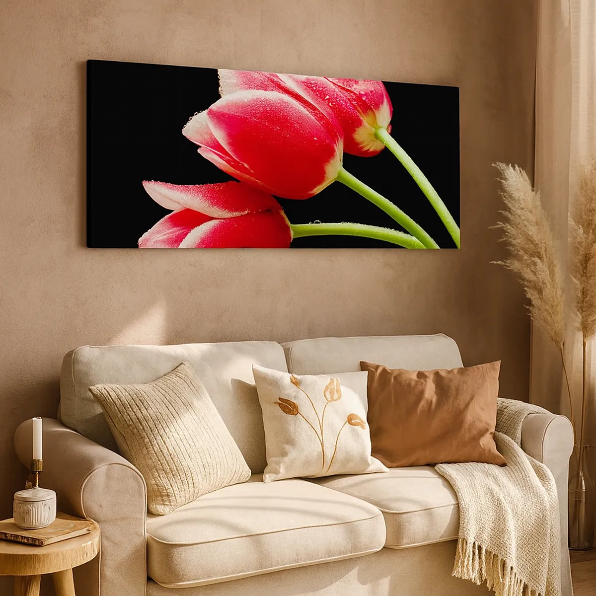 Schilderen op canvas - Een belofte van pure liefde - 30x30 cm