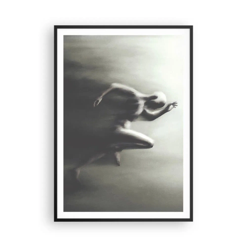 Poster in een zwarte lijst - Niet te stopen - 70x100 cm