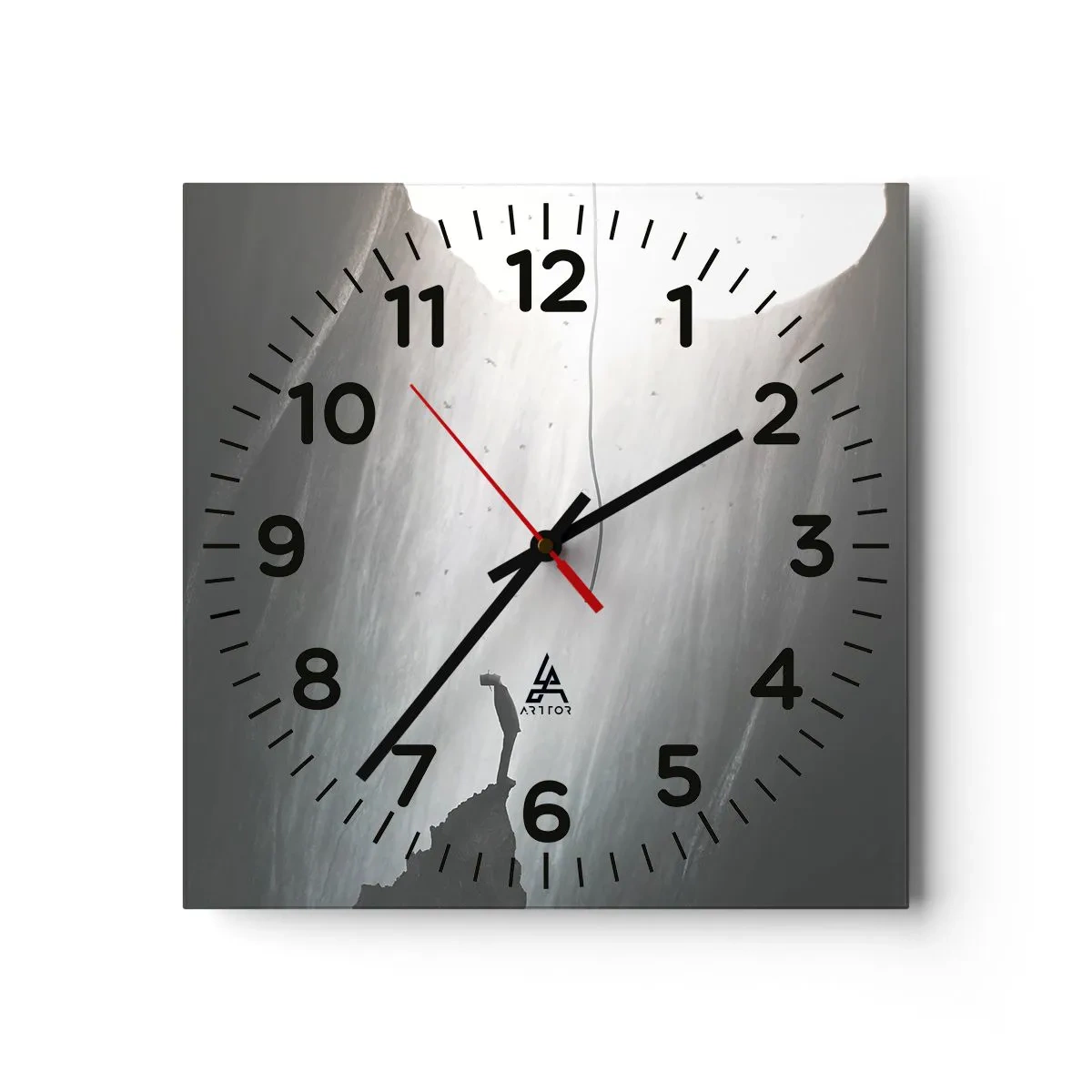 Wandklok - Klok - Er is altijd een uitweg - 30x30 cm