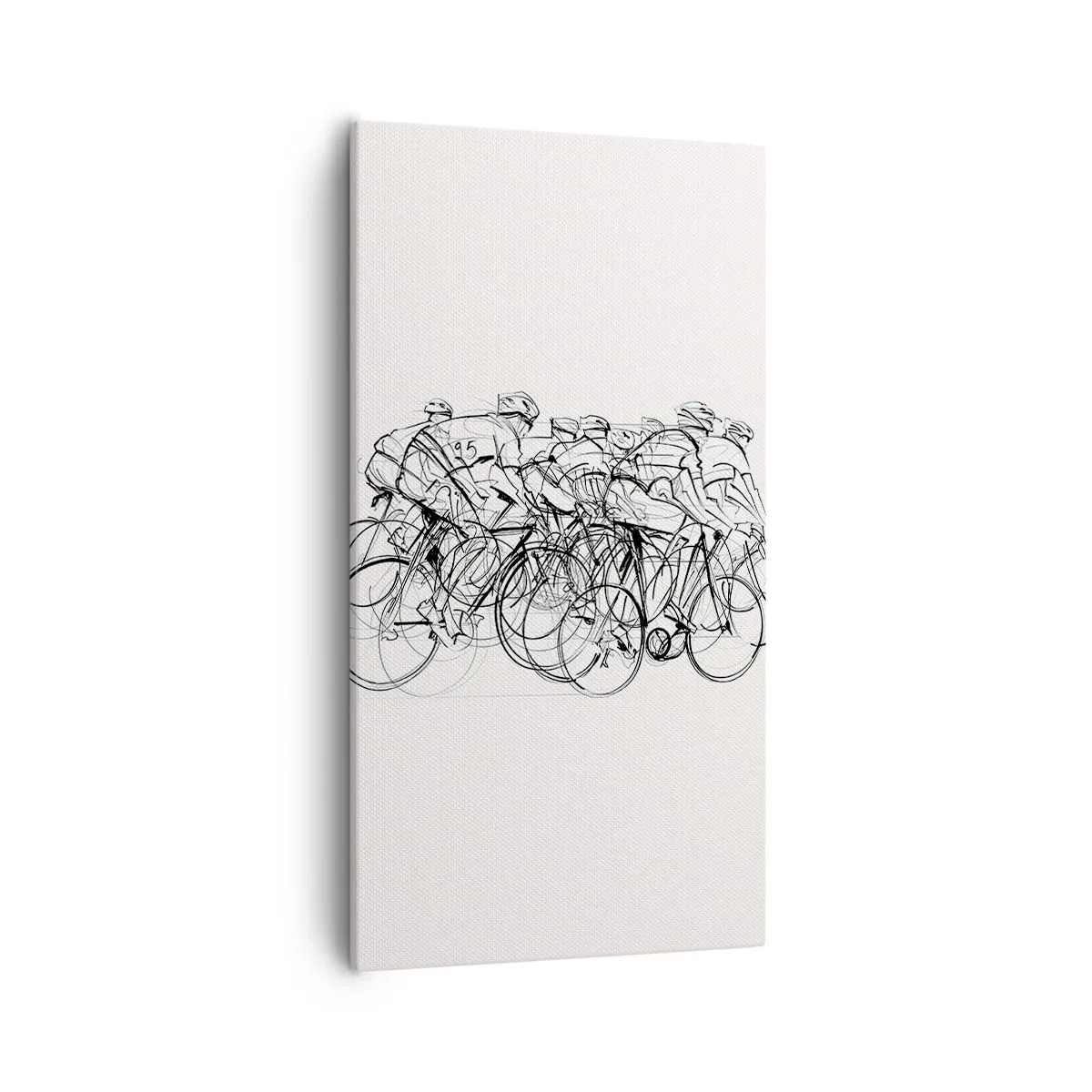 Schilderen op canvas - Samen als team - 55x100 cm