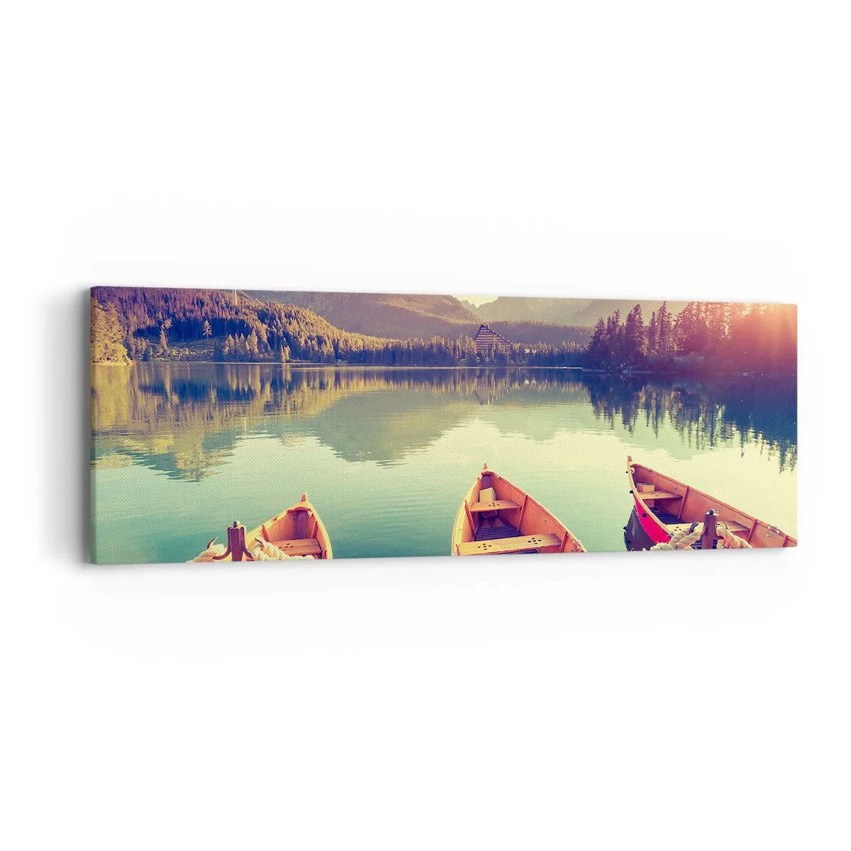 Schilderen op canvas - Leef volgens haar wetten - 90x30 cm