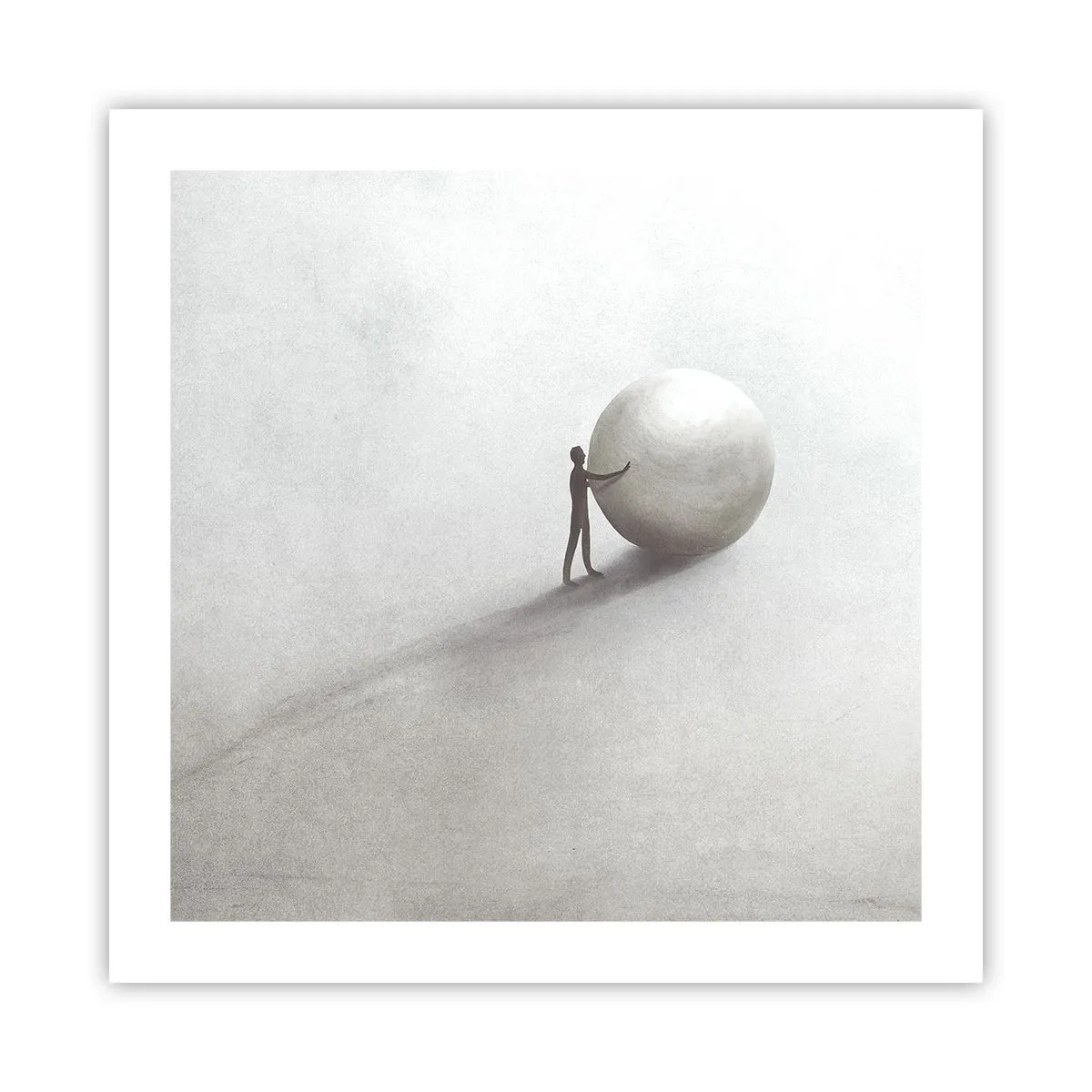 Poster - Het spel van het leven - 50x50 cm