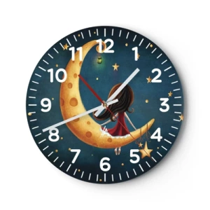 Wandklok - Klok - Een keer… - 30x30 cm