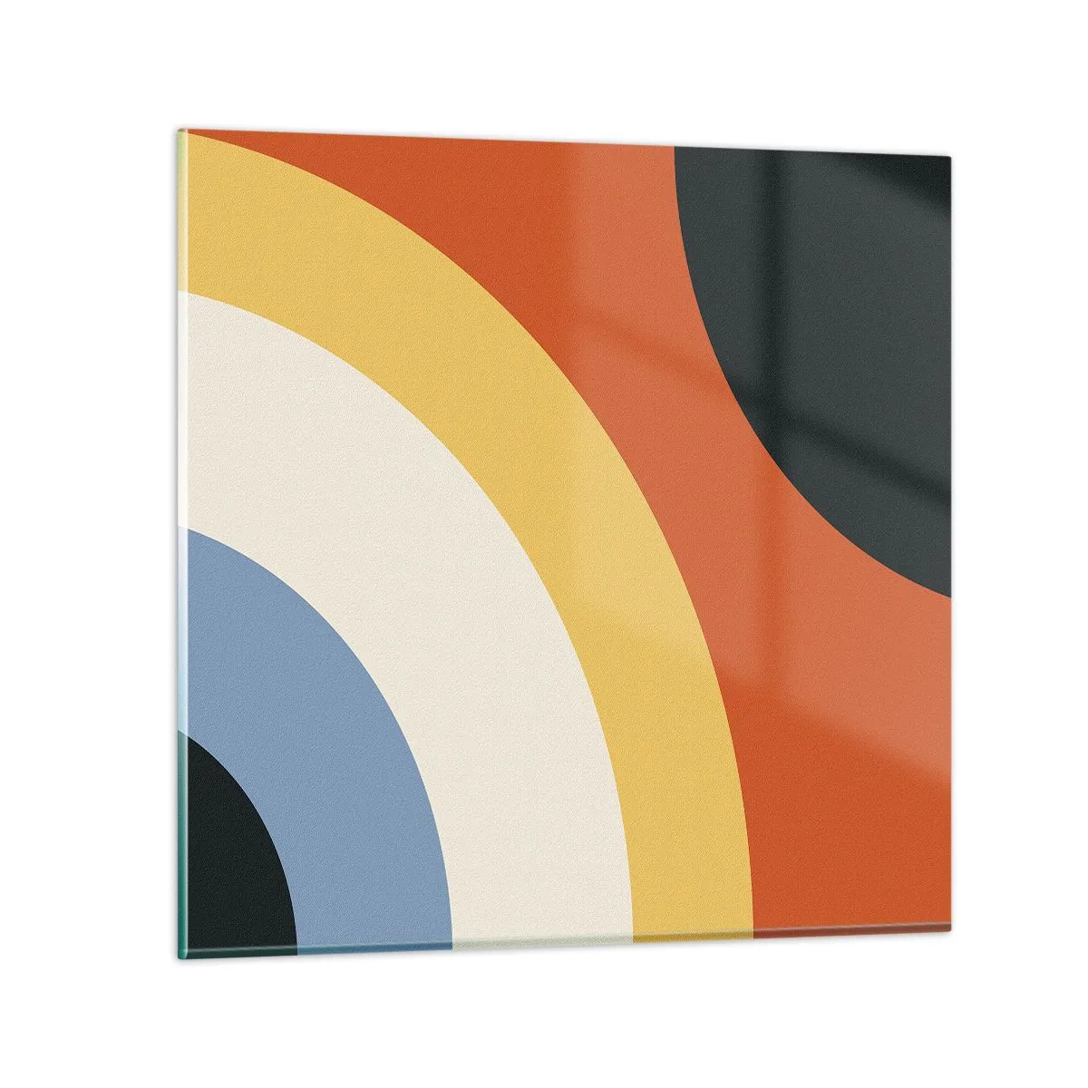 Schilderen op glas - Naar mezelf toe - 30x30 cm