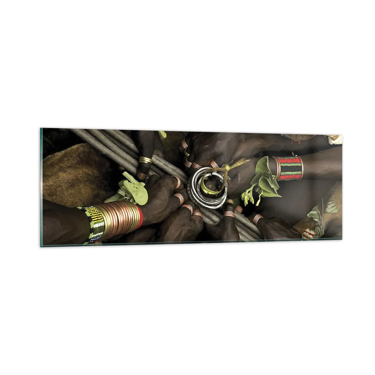 Schilderen op glas - Wij zijn samen - 90x30 cm