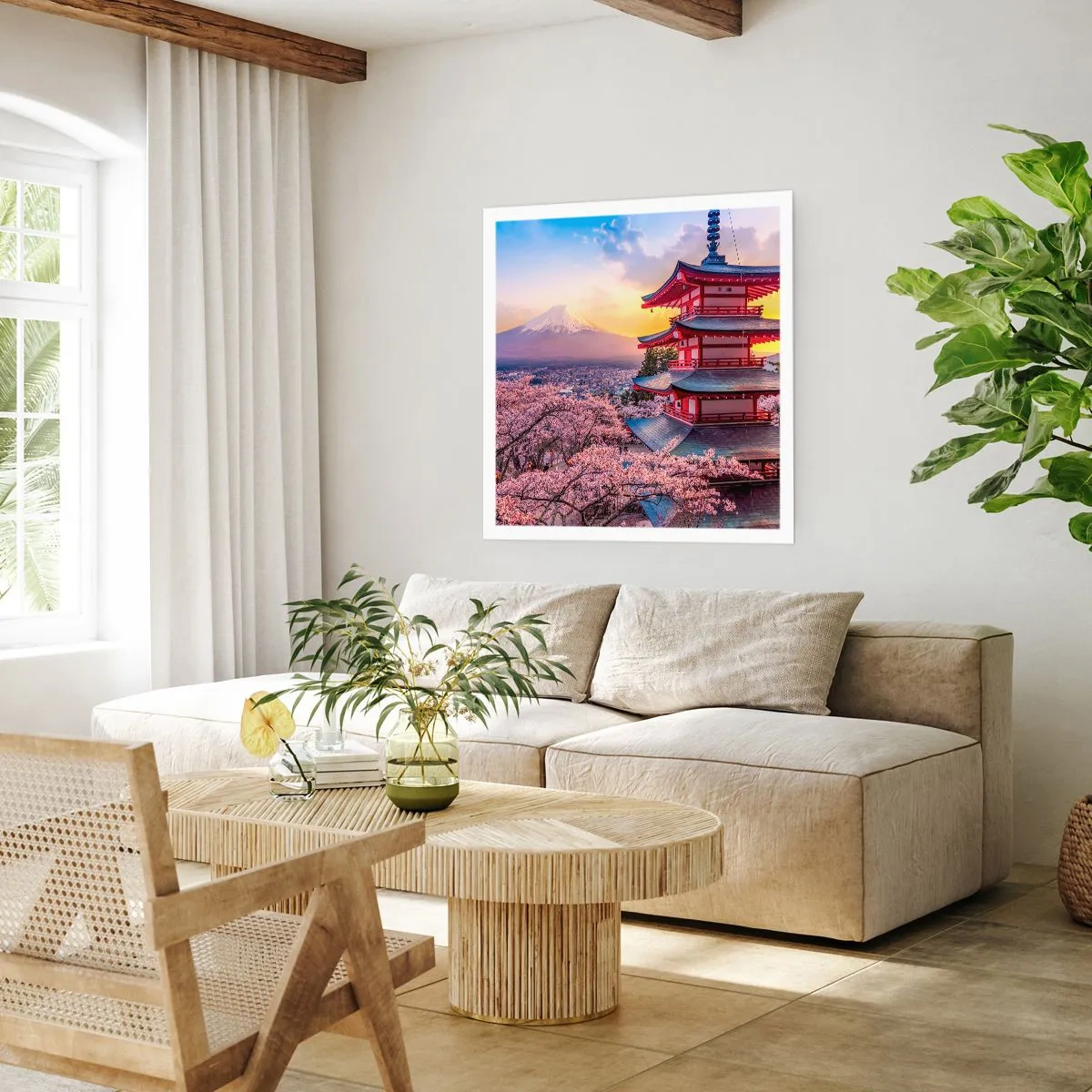 Poster - De essentie van de Japanse geest - 30x30 cm