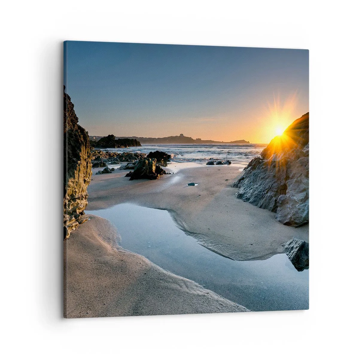 Schilderen op canvas - Onaangeroerd door een menselijke hand - 50x50 cm