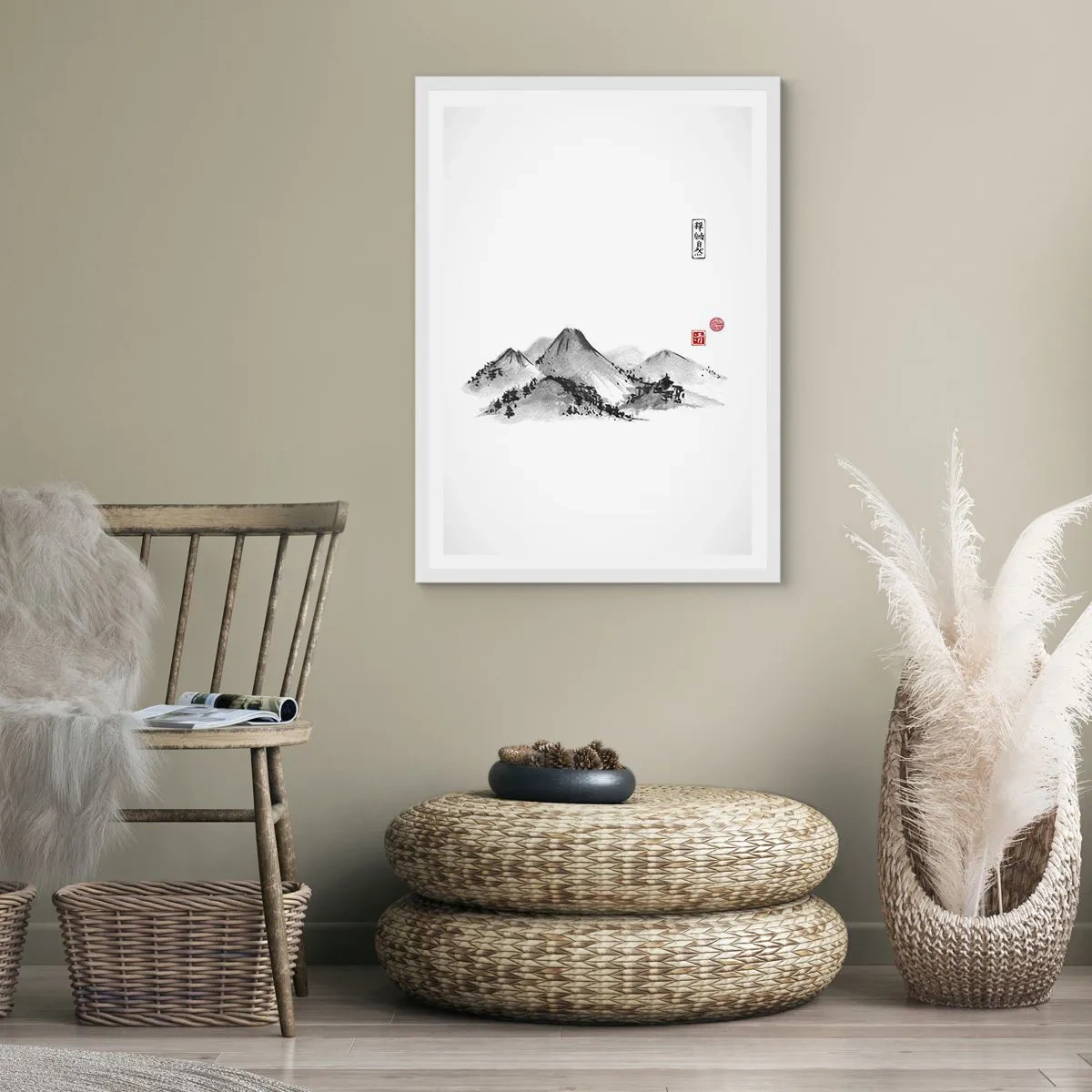 Poster in een witte lijst - Oneindige verte - 61x91 cm