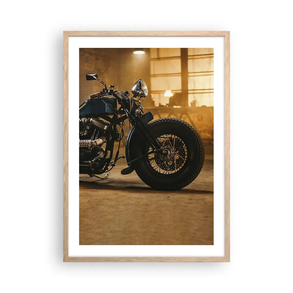 Een poster in een licht eiken lijst - Ik kan alles - 50x70 cm