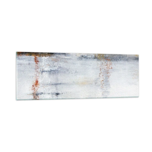 Schilderen op glas - Achter de luchtgordijn - 90x30 cm