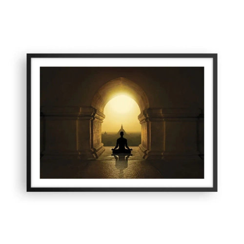 Poster in een zwarte lijst - Volledige harmonie - 70x50 cm