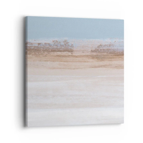 Schilderen op canvas - Dubbelzinnig landschap - 40x40 cm