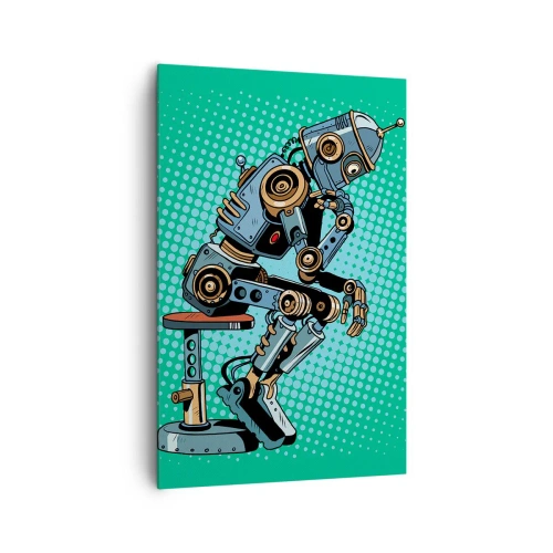 Schilderen op canvas - Boven de essentie van het zijn - 80x120 cm