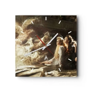 Wandklok - Klok - En er was poëzie - 30x30 cm