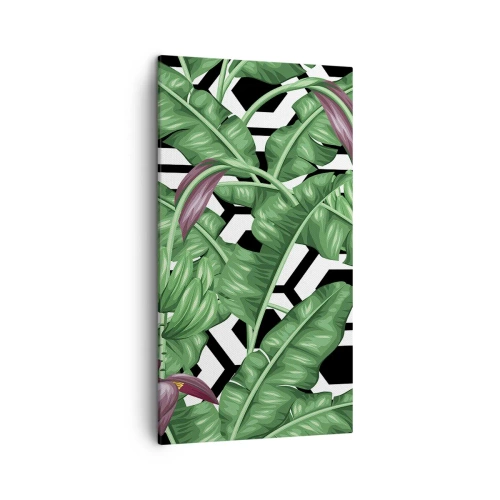 Schilderen op canvas - Van nature een symmetrische compositie - 45x80 cm