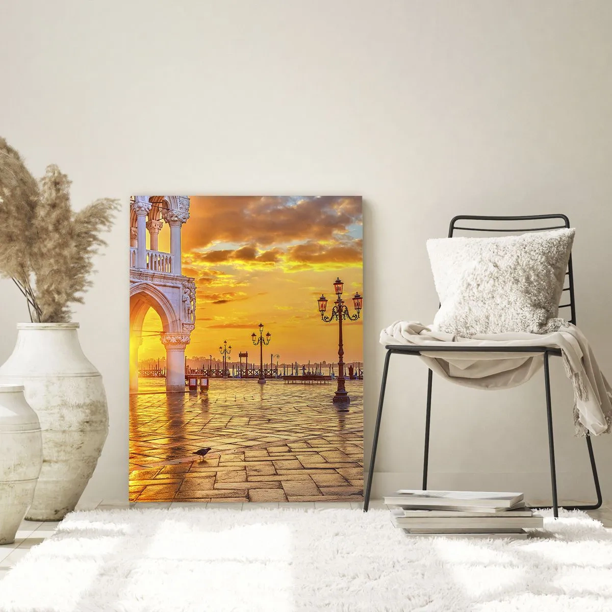 Schilderen op glas - Waar is iedereen? - 50x70 cm