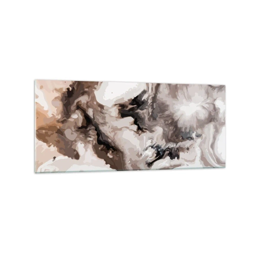 Schilderen op glas - De geboorte van een sterrenstelsel - 120x50 cm
