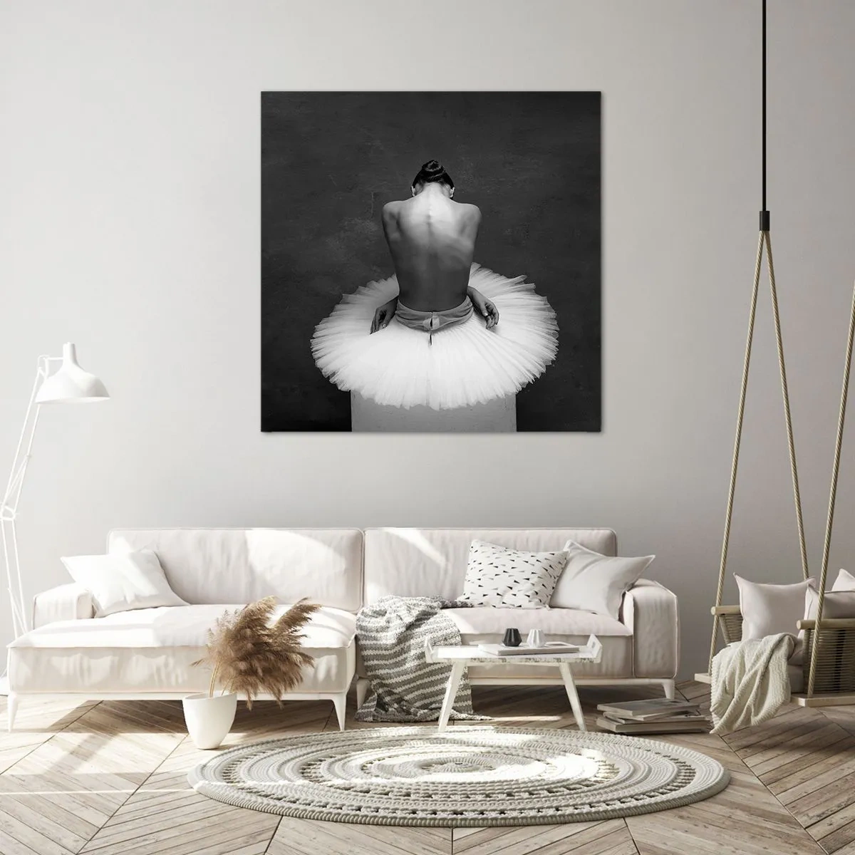 Schilderen op canvas - Het bloeit gewoon - 70x70 cm