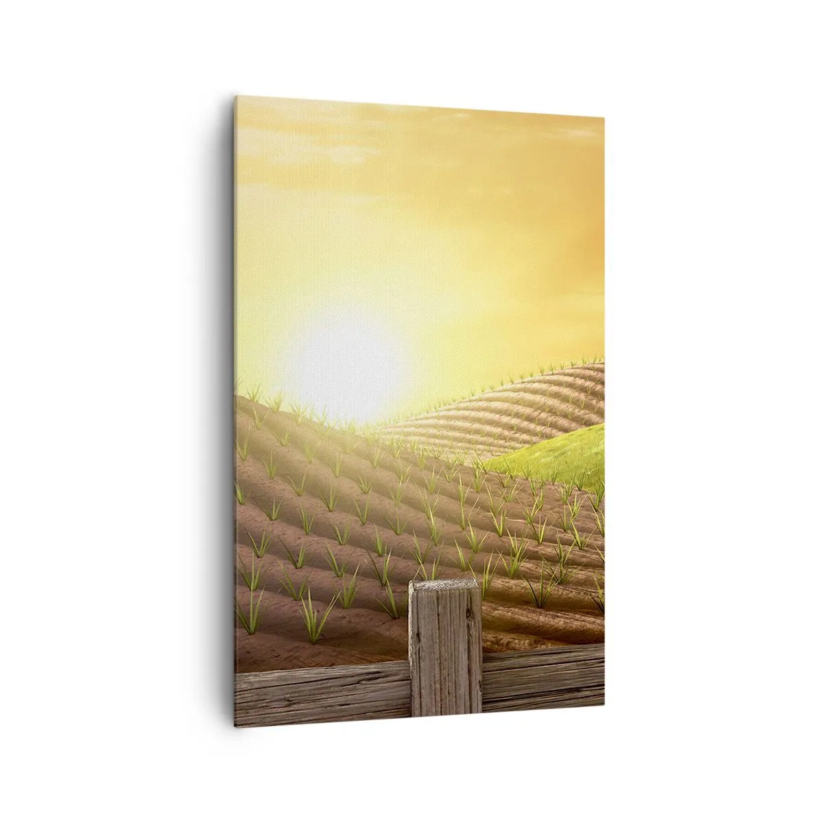 Schilderen op canvas - Een boerderij als uit een sprookje - 80x120 cm