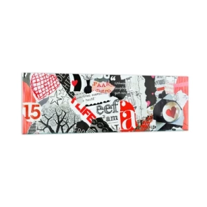 Schilderen op glas - Hipster-collage - 160x50 cm