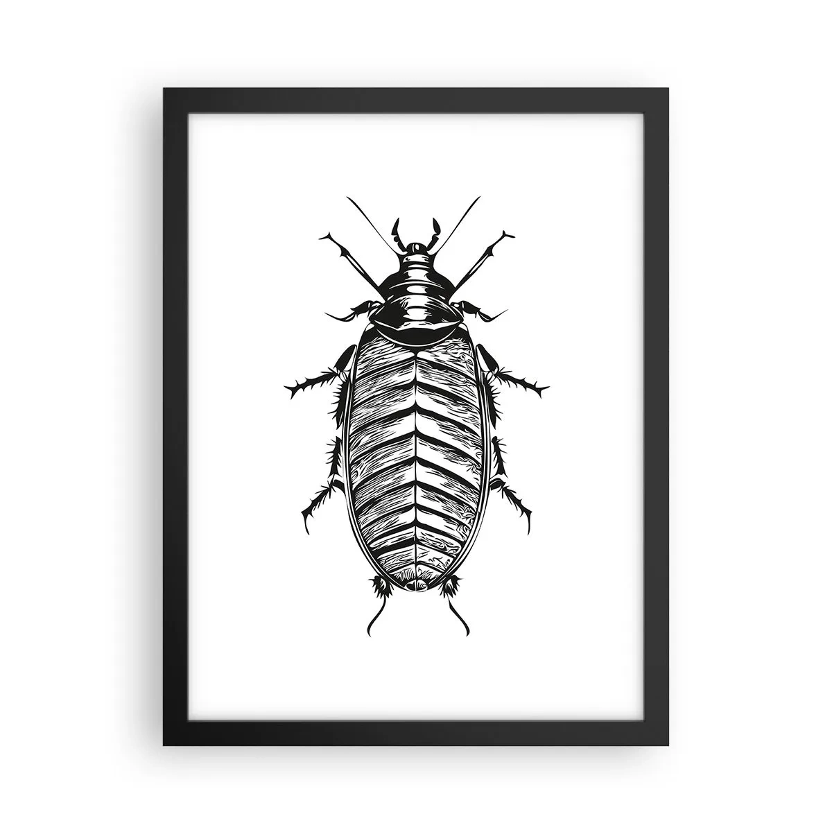 Poster in een zwarte lijst - Wat een exemplaar! - 30x40 cm