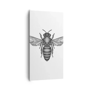 Schilderen op canvas - Insectenportret - 65x120 cm