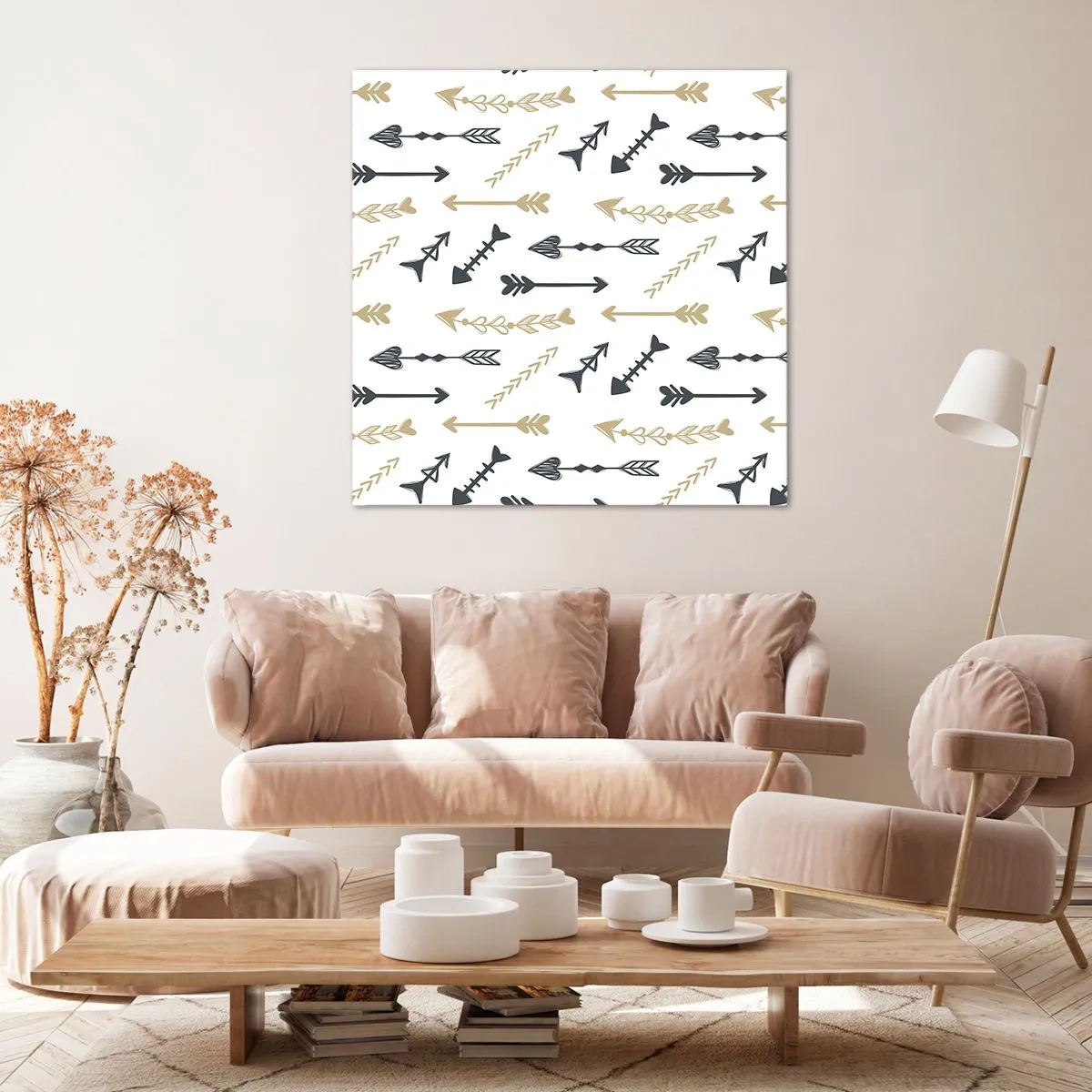 Schilderen op canvas - De droom van de boogschutter - 50x50 cm