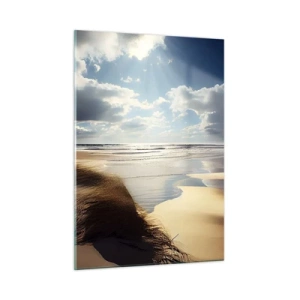 Schilderen op glas - Strand, wild strand - 50x70 cm