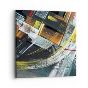Schilderen op canvas - De energie van beweging - 30x30 cm