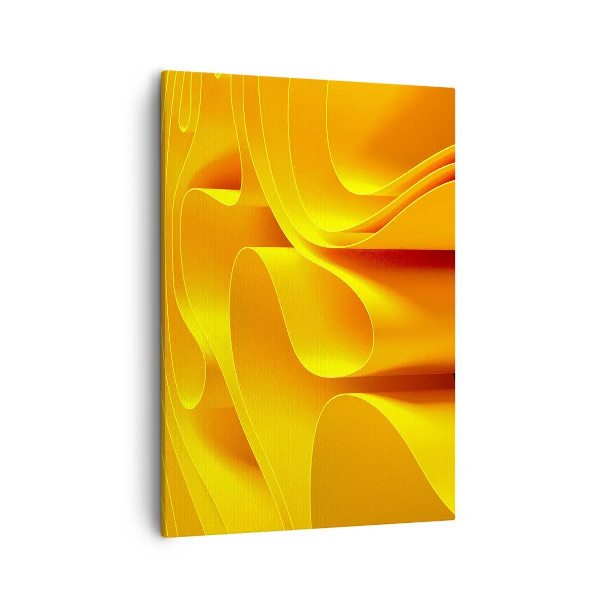 Schilderen op canvas - Als de golven van de zon - 50x70 cm