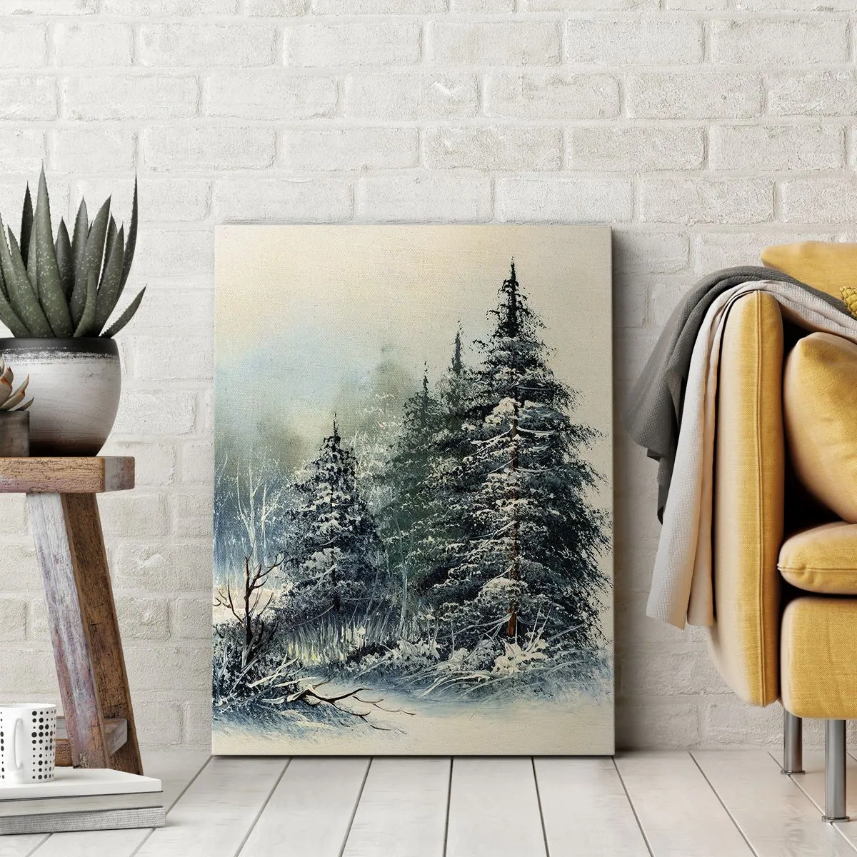 Schilderen op canvas - Klaar voor kerst - 50x70 cm