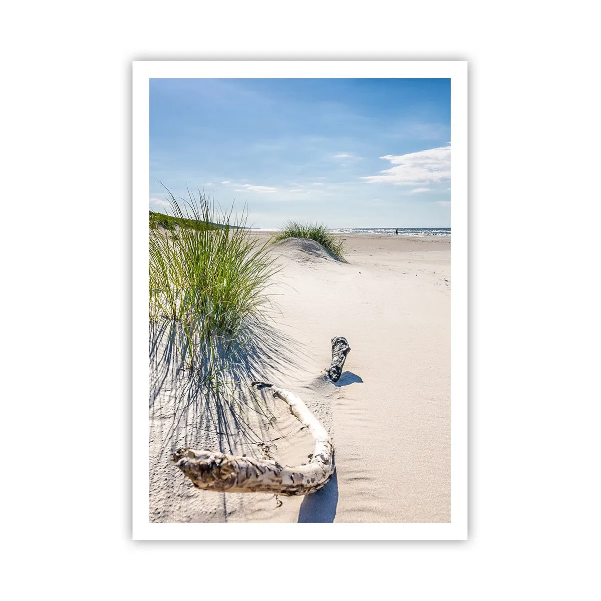 Poster - De mooiste zandstrand? Oostzee-strand - 70x100 cm