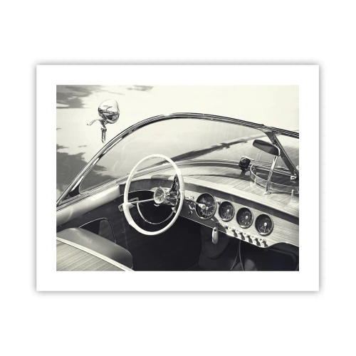 Poster - Weer voor de rijken - 50x40 cm