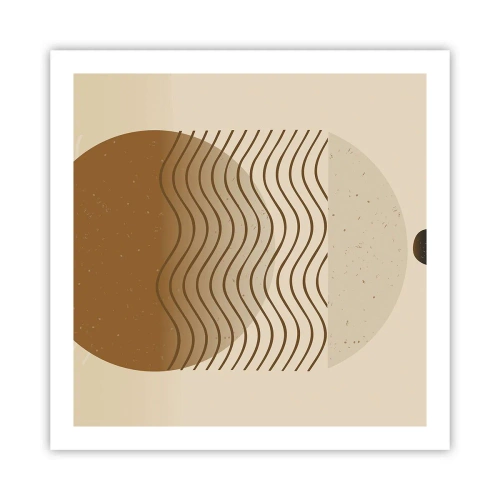 Poster - Over de oorsprong van geometrische figuren - 60x60 cm