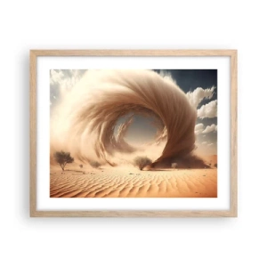 Een poster in een licht eiken lijst - Open portaal - 50x40 cm