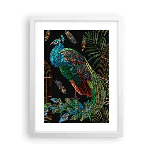 Poster in een witte lijst - In koninklijke gewaden - 30x40 cm