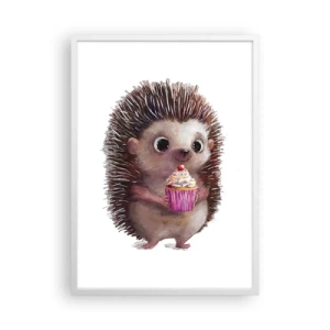 Poster in een witte lijst - De vakantie is elke dag - 50x70 cm