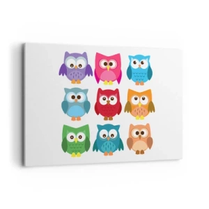 Schilderen op canvas - Anders zjn kan grappig zijn - 120x80 cm