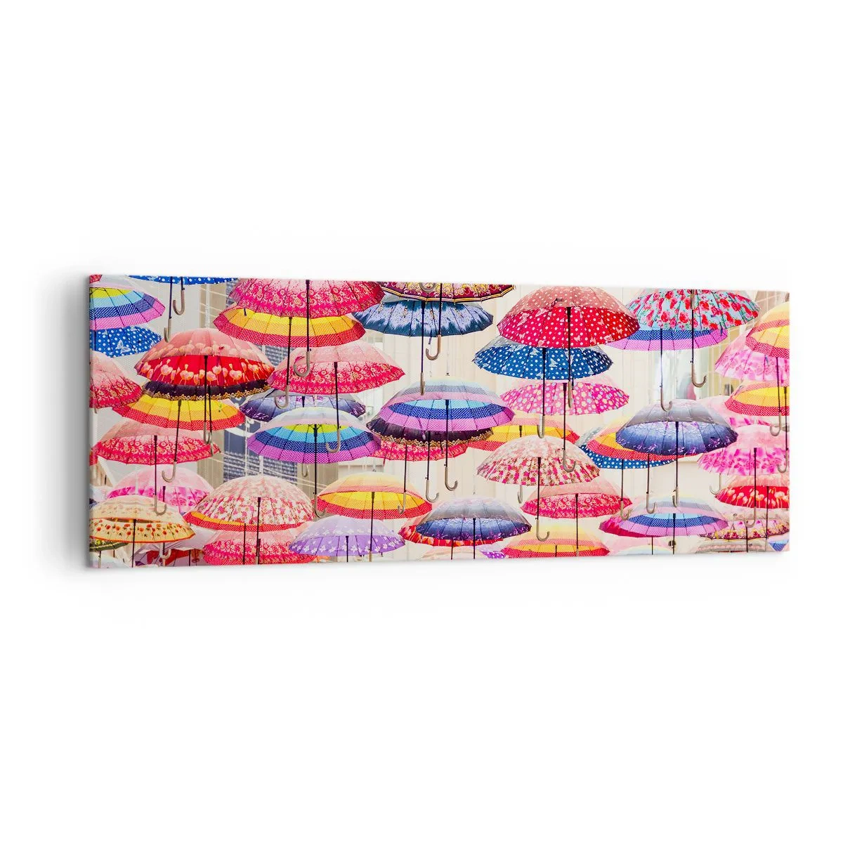 Schilderen op canvas - Stadsweide - 140x50 cm